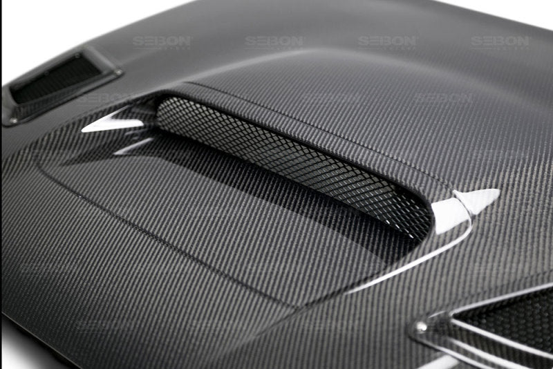 Seibon 15-17 Subaru Impreza WRX/STI CS Style Carbon Fiber Hood