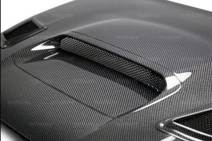 Seibon 15-17 Subaru Impreza WRX/STI CS Style Carbon Fiber Hood