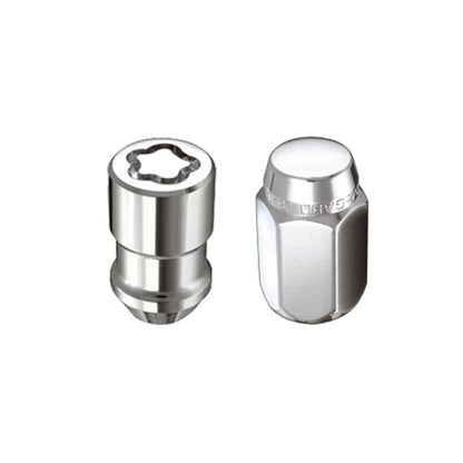 McGard 6 Lug Hex Install Kit w/Locks (Cone Seat Nut) 1/2-20 / 13/16 Hex / 1.5in. Length - Chrome