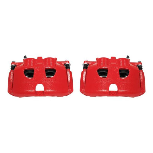 Power Stop 10-17 Ford Expedition Front Red Calipers w/Brackets - Pair