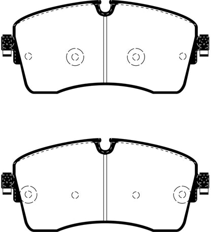 EBC 2018+ Jaguar E-Pace 2.0L Turbo (246) Greenstuff Front Brake Pads