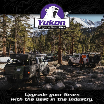 Yukon Ring & Pinion Gear Kit Front & Rear for Toyota 8/8IFS Diff (w/Factory Locker) 4.11 Ratio