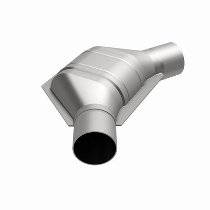 MagnaFlow Universal Catalytic Converter 2.25 Angled In/Out Front CA
