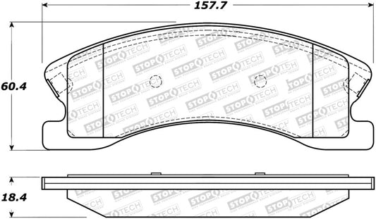 StopTech Street Select Brake Pads