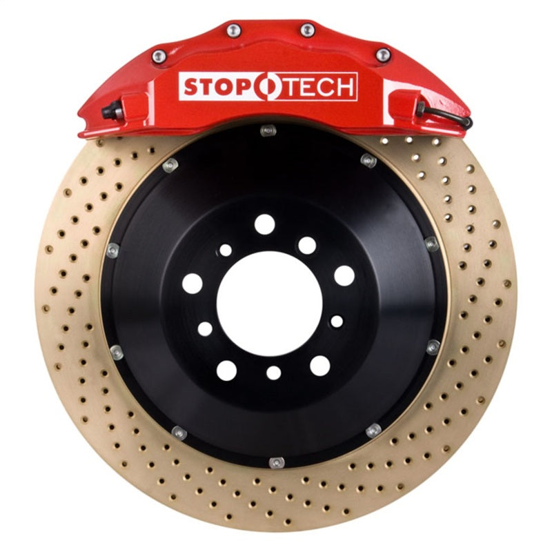 StopTech BMW M3 E46 BBK w/Red ST-60 380x32mm Front Calipers Zinc Drilled Rotors