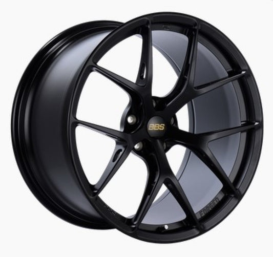 BBS FI-R 19x9.5 5x120 ET22 CB72.5 Black Satin Wheel -82mm PFS/Clip Req