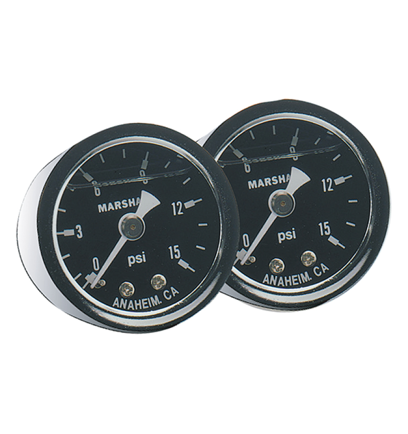 Fragola Fuel Pressure Gauge 0-100 PSI Dry