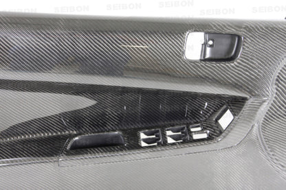 Seibon 08-12 Mitsubishi Evo Carbon Fiber Front Door Panels