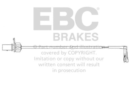 EBC 2011 Audi A6 2.0L Turbo Rear Wear Leads