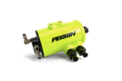 PERRIN 02-07 Subaru WRX/STi Air Oil Separator Kit - Neon Yellow