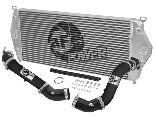 aFe BladeRunner Intercooler w/ Black Tubes 16-17 Nissan Titan XD V8 5.0L (td)