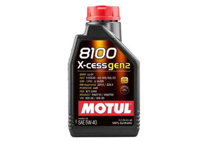 Motul 1L Synthetic Engine Oil 8100 5W40 X-CESS