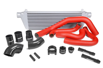 Perrin 22-23 Subaru WRX Front Mount Intercooler Kit (Red Tubes & Silver Core)