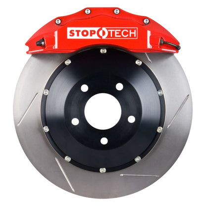 StopTech 11-12 BMW 535i/550i Sedan Front BBK w/ Red ST-60 Calipers Slotted 380x35mm Rotors