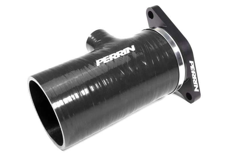 PERRIN 22-26 Subaru WRX / 20-25 LGT & OBXT Turbo Inlet Hose w/Turbo Adapter Flange (Short) - Black