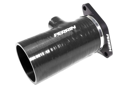 PERRIN 22-26 Subaru WRX / 20-25 LGT & OBXT Turbo Inlet Hose w/Turbo Adapter Flange (Short) - Black