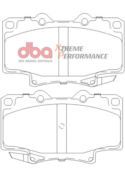 DBA 91-96 Toyota Land Cruiser XP650 Front Brake Pads