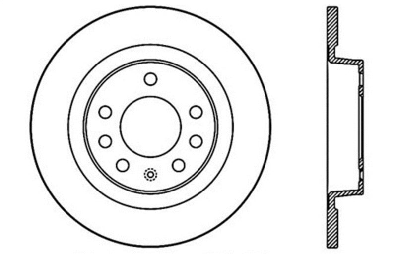 StopTech Drilled Sport Brake Rotor