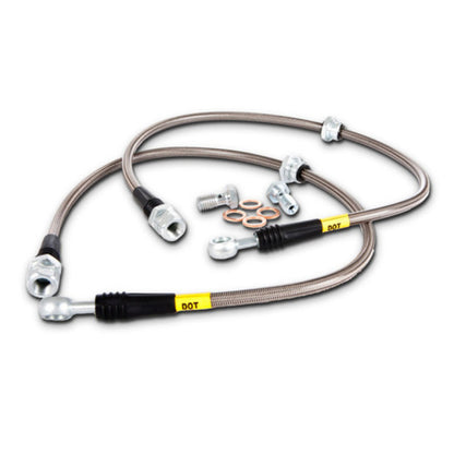 StopTech 06-14 Honda Ridgeline Stainless Steel Front Brake lines