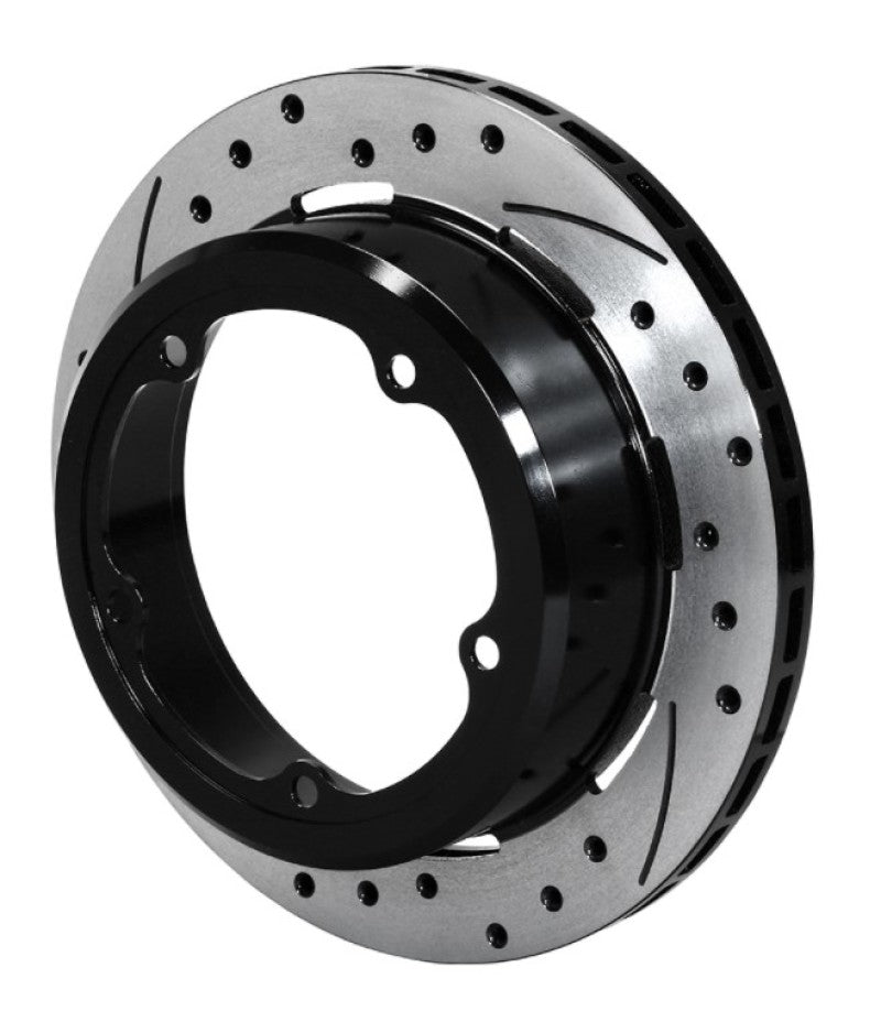 Wilwood Rotor-1.91in Offset-SRP-BLK-Drill-LH 11.00 x .810 - 5 x 5.75in Floater