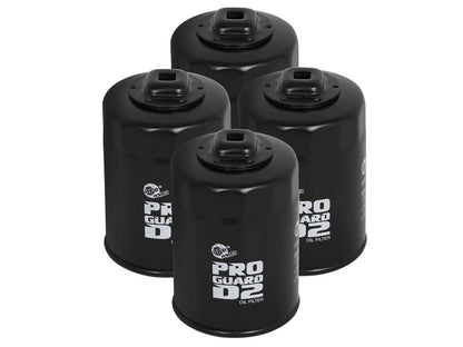 aFe ProGuard D2 Oil Filter (4 Pack) 11-13 Ford F-150 V6 3.5/3.7L / V8 5.0L (w/ 3/8in Ratchet Drive)