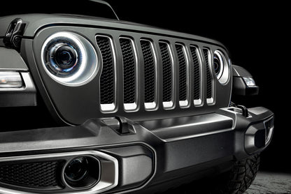 Oracle Oculus Bi-LED Projector Headlights for Jeep JL/Gladiator JT - Matte Blk - 5500K