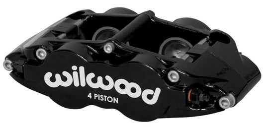 Wilwood Caliper Forged Narrow Superlite FNSL4R-DS Dust Seal 1.12/1.12 1.10in Rotor Width - Black