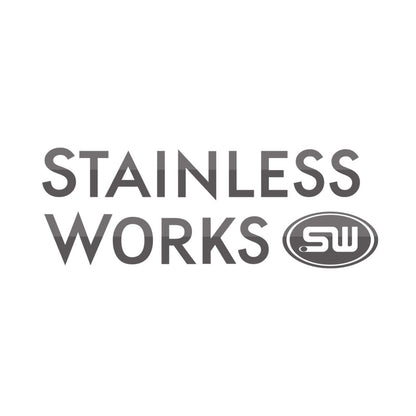 Stainless Works 1997-04 Corvette C5 3in Axle Back Quad 3-1/2in Slash-Cut Tips