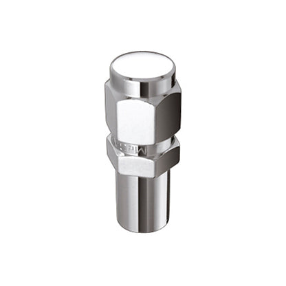 McGard Hex Lug Nut (Long Shank - 1in. / Duplex) 1/2-20 / 7/8 Hex / 2.425in. Length (8-Pack) - Chrome