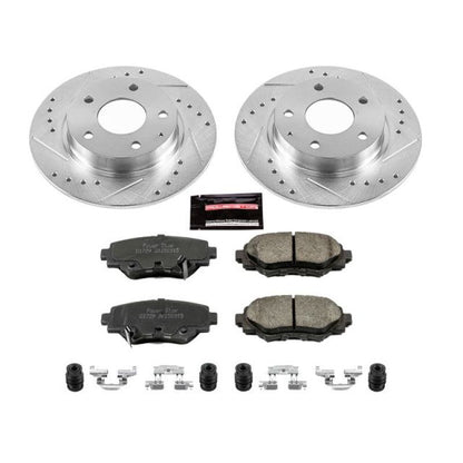 Power Stop 14-16 Mazda 3 Rear Z23 Evolution Sport Brake Kit