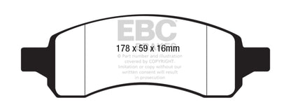 EBC 08-17 Chevrolet Traverse Bluestuff Front Brake Pads