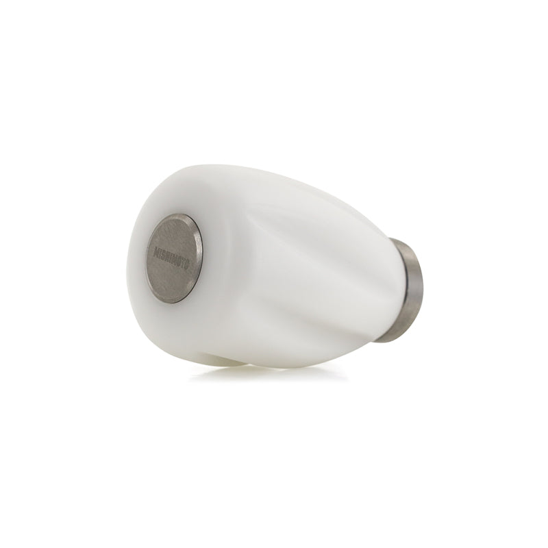 Mishimoto Steel Core Twist Shift Knob White Delrin