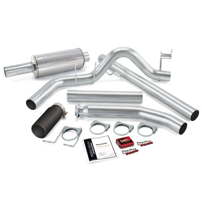 Banks Power 02 Dodge 5.9L Std Cab Git-Kit - SS Single Exhaust w/ Black Tip