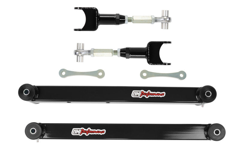 UMI Performance 78-96 GM B-Body Boxed Lower Control Arm & Adjustable Upper Control Arm Kit