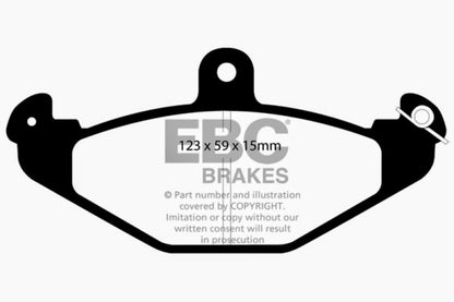 EBC 92-00 Dodge Viper 8.0 Bluestuff Rear Brake Pads