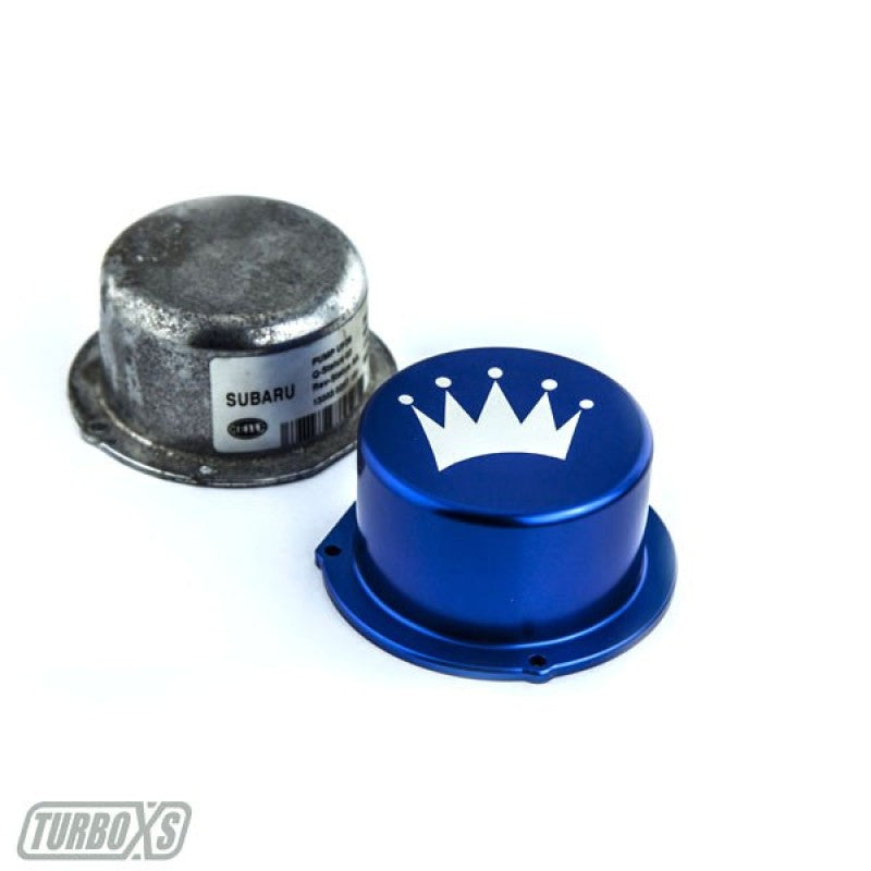 Turbo XS 15-16 Subaru WRX Billet Aluminum Vacuum Pump Cover - Blue