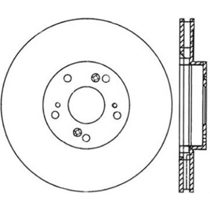 Stoptech 06-08 Honda Civic Si Front CRYO-STOP Rotor