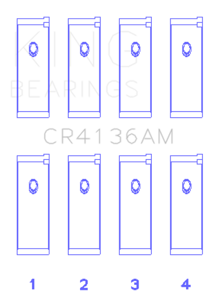 King Engine Bearings 91-02 Nissan SR20DE L4 DOHC 16 Valves (Size STD) Rod Bearing Set
