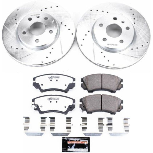 Power Stop 2017 Buick Regal Front Z26 Street Warrior Brake Kit