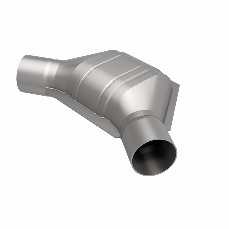 MagnaFlow Universal Catalytic Converter 2.25 Angled In/Out Front CA