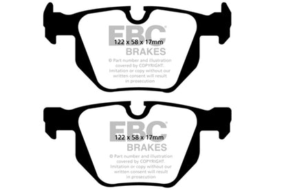 EBC 13+ BMW X1 3.0 Turbo (35i) Ultimax2 Rear Brake Pads