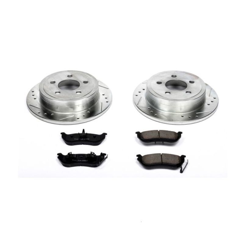 Power Stop 03-07 Jeep Liberty Rear Z23 Evolution Sport Brake Kit