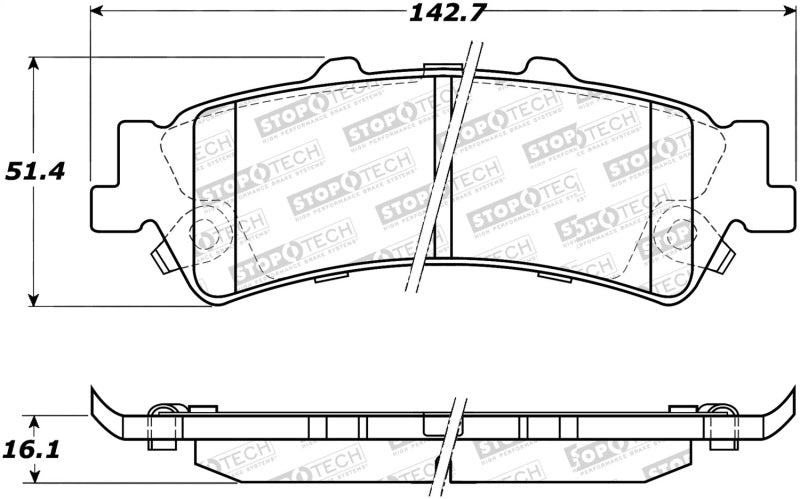 StopTech Street Select Brake Pads