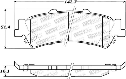 StopTech Street Select Brake Pads