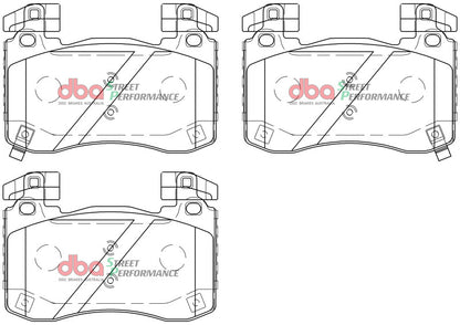 DBA 2018+ Kia Stinger V6 Twin Turbo SP Performance Front Brake Pads