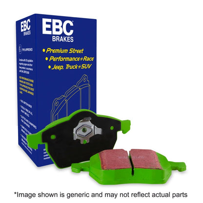 EBC 14+ Nissan Rogue 2.5 2 row seating Greenstuff Front Brake Pads