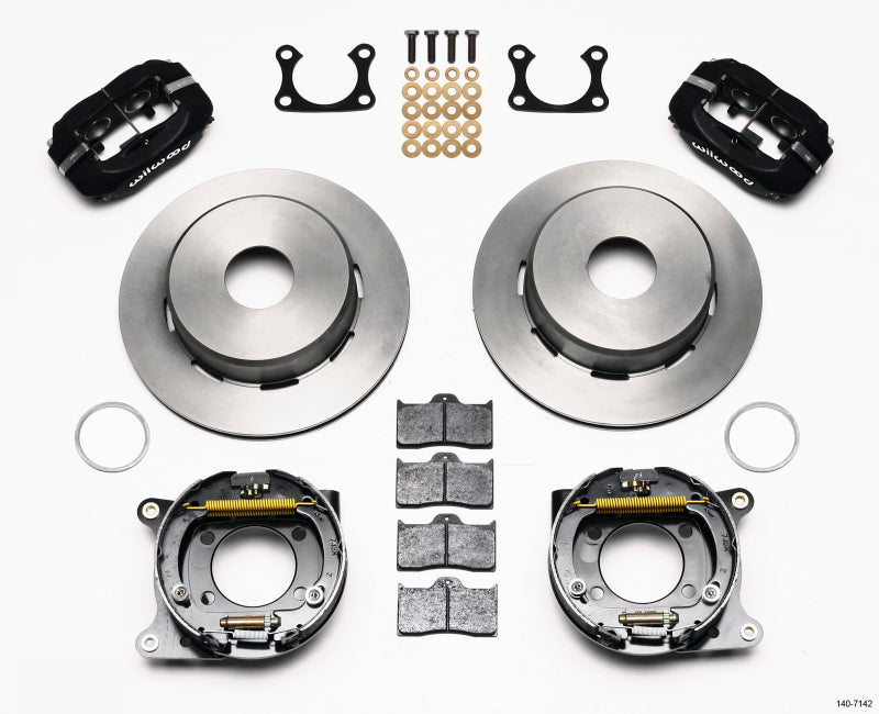 Wilwood Forged Dynalite P/S Park Brake Kit Big Ford 2.36in Offset Currie Blank