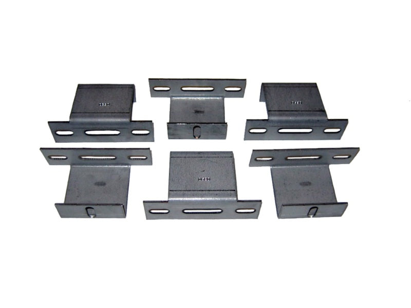 Lund 99-16 Ford F-250 Std. Cab (54in) EZ Running Board Mounting Bracket Kit - Brite