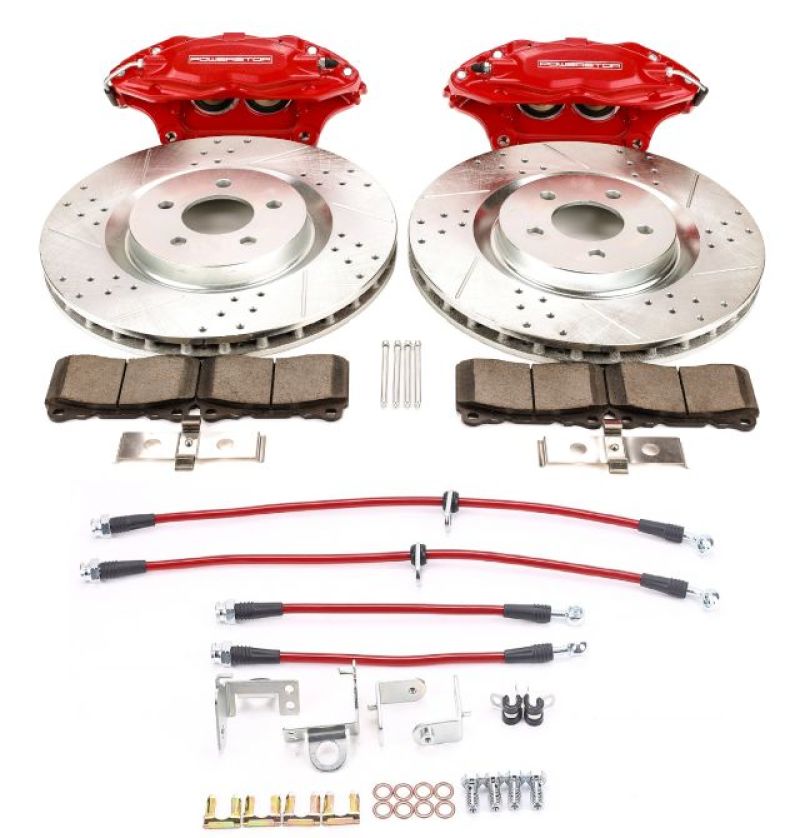 Power Stop 05-14 Ford Mustang Front Big Brake Conversion Kit