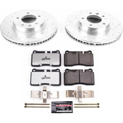 Power Stop 06-17 Volkswagen Touareg Front Z26 Street Warrior Brake Kit